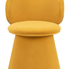 Zuo Oblic Swivel Dining Chair Orange