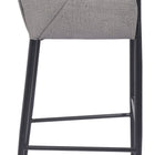 Zuo Andover Barstool Slate Gray