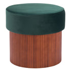 Zuo Boto Storage Ottoman Green