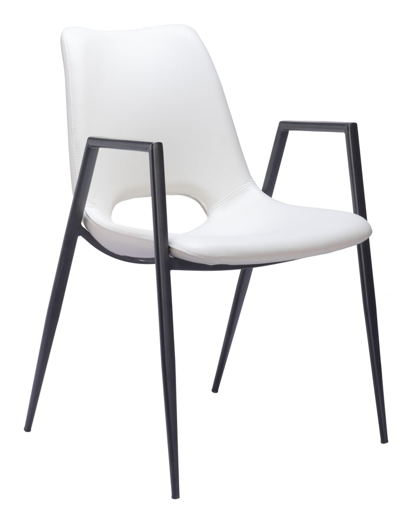 Zuo Desi Dining Chair (Set of 2) White