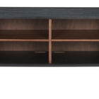 Zuo Koriana Entertainment Stand Black & Walnut