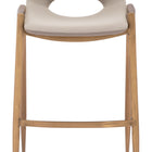Zuo Desi Barstool (Set of 2) Beige & Gold