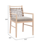 Zuo Wezly Dining Chair (Set of 2) Gray