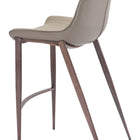 Zuo Magnus Barstool (Set of 2) Brown & Walnut