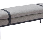 Zuo Padd Bench Gray
