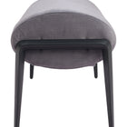 Zuo Glatt Bench Gray