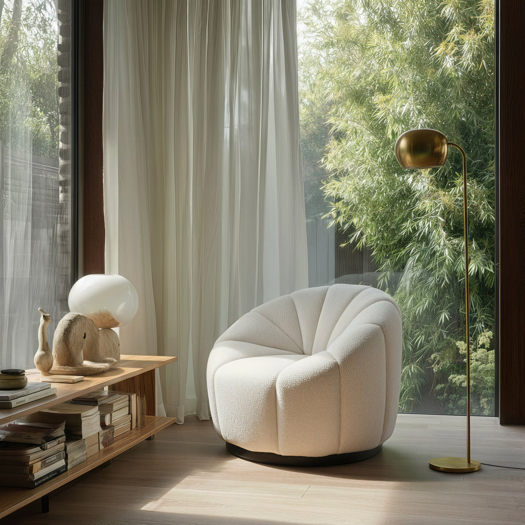 Zuo Bhutan Accent Chair Cream