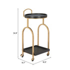 Zuo Zukei Bar Cart Black