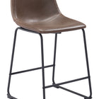 Zuo Smart Counter Stool (Set of 2) Vintage Espresso