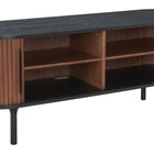 Zuo Koriana Entertainment Stand Black & Walnut