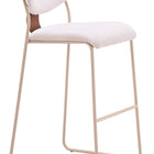 Zuo Meadow Barstool (Set of 4) Cloud White
