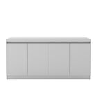 Manhattan Comfort Viennese Contemporary Modern 62" Sideboard in White