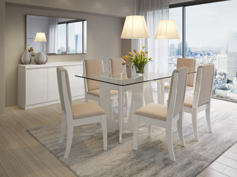 Manhattan Comfort Viennese Contemporary Modern 62" Sideboard in White