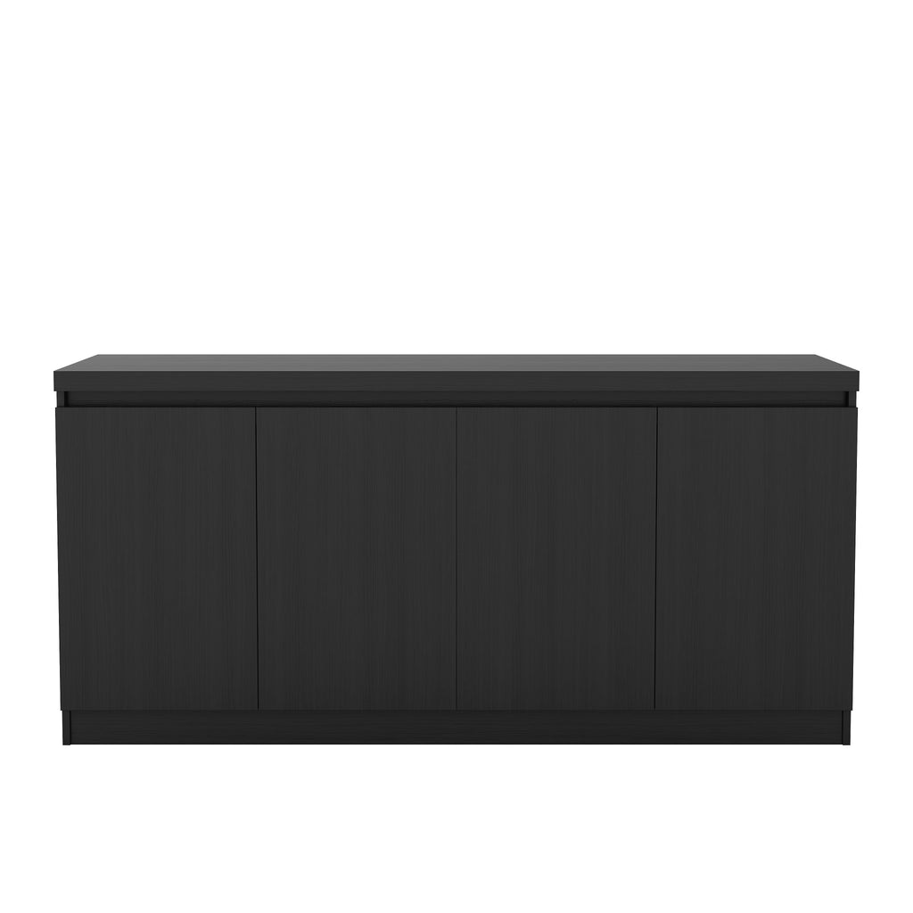 Manhattan Comfort Viennese Contemporary Modern 62" Sideboard in Black
