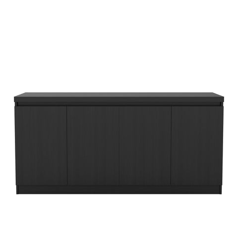 Manhattan Comfort Viennese Contemporary Modern 62" Sideboard in Black