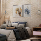 Manhattan Comfort Rockefeller Mid-Century Modern 20" Nightstand in Pink (1-Drawer)