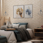 Manhattan Comfort Rockefeller Mid-Century Modern 20" Nightstand in Gray (1-Drawer)