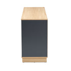 Baxton Studio Reed Mid-Century Modern Multicolor 2-Door Wood Dining Room Sideboard