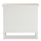 Baxton Studio Amalie Antique French Country Cottage Two-Tone White and Oak Finished 4-Drawer Accent Storage Cabinet