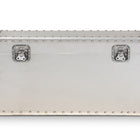 Baxton Studio Serge French Industrial Silver Metal Storage Trunk