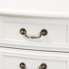 Baxton Studio Gabrielle Traditional French Country Provincial White-Finished 3-Drawer Wood End Table