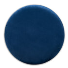 Baxton Studio Marisa Glam and Luxe Navy Blue Velvet Fabric Upholstered Gold Finished Storage Ottoman