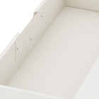 Manhattan Comfort Rockefeller Mid-Century Modern 35" Dresser in White (3-Drawer)