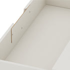 Manhattan Comfort Rockefeller Mid-Century Modern 35" Dresser in Off White (3-Drawer) - 103GMC8