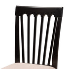 Baxton Studio Lore Modern and Contemporary Sand Fabric Upholstered and Dark Brown Finished Wood 7-Piece Dining Set