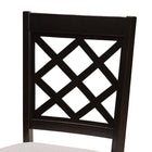 Baxton Studio Jana Modern Grey Fabric and Espresso Brown Finished Wood 7-Piece Dining Set