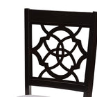 Baxton Studio Sadie Modern and Contemporary Grey Fabric Upholstered and Dark Brown Finished Wood 7-Piece Dining Set