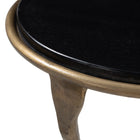 Zuo Tempus Accent Table Black & Brass