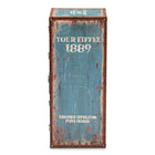 Baxton Studio Alba Vintage Rustic French Inspired Blue Finished Wood 5-Drawer Accent Storage Cabinet