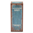 Baxton Studio Alba Vintage Rustic French Inspired Blue Finished Wood 5-Drawer Accent Storage Cabinet