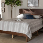 Baxton Studio Anthony Modern and Contemporary Walnut Brown Finished Wood Full Size Panel Bed
