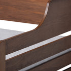Baxton Studio Jameson Modern and Transitional Walnut Brown Finished Expandable Twin Size to King Size Daybed with Storage Drawer