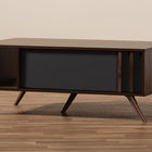 Baxton Studio Naoki Modern and Contemporary Two-Tone Grey and Walnut Finished Wood 1-Drawer Coffee Table