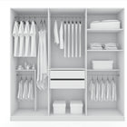 Manhattan Comfort Gramercy Contemporary Modern 82" Wardrobe Closet in White