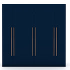 Manhattan Comfort Gramercy Contemporary Modern 82" Wardrobe Closet in Midnight Blue