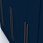 Manhattan Comfort Gramercy Contemporary Modern 82" Wardrobe Closet in Midnight Blue