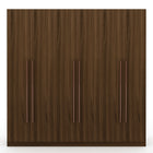 Manhattan Comfort Gramercy Contemporary Modern 82" Wardrobe Closet in Chestnut Brown