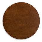 Baxton Studio Eiko Mid-Century Modern Transitional Light Beige Fabric Upholstered and Walnut Brown Finished Wood 5-Piece Dining Set