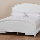 Baxton Studio Elise Classic and Traditional Transitional White Finished Wood Full Size Storage Platform Bed