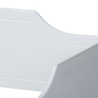 Baxton Studio Alya Classic Traditional Farmhouse White Finished Wood Twin Size Daybed with Roll-Out Trundle Bed