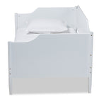 Baxton Studio Alya Classic Traditional Farmhouse White Finished Wood Twin Size Daybed