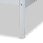 Baxton Studio Alya Classic Traditional Farmhouse White Finished Wood Twin Size Daybed