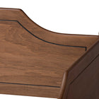Baxton Studio Alya Classic Traditional Farmhouse Walnut Brown Finished Wood Twin Size Daybed