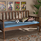 Baxton Studio Midori Modern and Contemporary Transitional Walnut Brown Finished Wood Twin Size Daybed