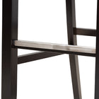 Baxton Studio Jason Modern and Contemporary Sand Fabric Upholstered and Espresso Brown Finished Wood 2-Piece Bar Stool Set