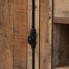 Baxton Studio Albert Modern and Contemporary Farmhouse Rustic Finished Wood 2-Door Dining Room Sideboard Buffet